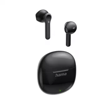Hama Action One ausinės True Wireless Stereo (TWS) į ausis įdedamos Skambučiai / Muzika Bluetooth juoda