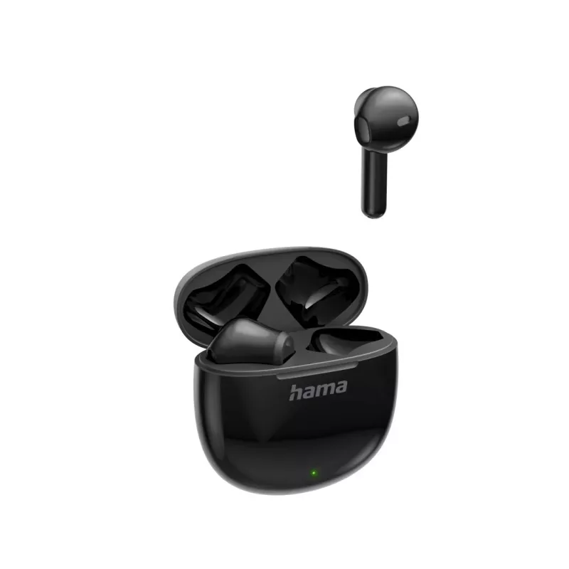 Hama Action One ausinės True Wireless Stereo (TWS) į ausis įdedamos Skambučiai / Muzika Bluetooth juoda