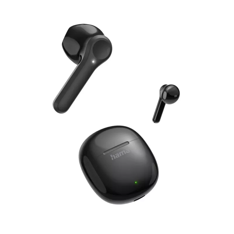 Hama Action One ausinės True Wireless Stereo (TWS) į ausis įdedamos Skambučiai / Muzika Bluetooth juoda