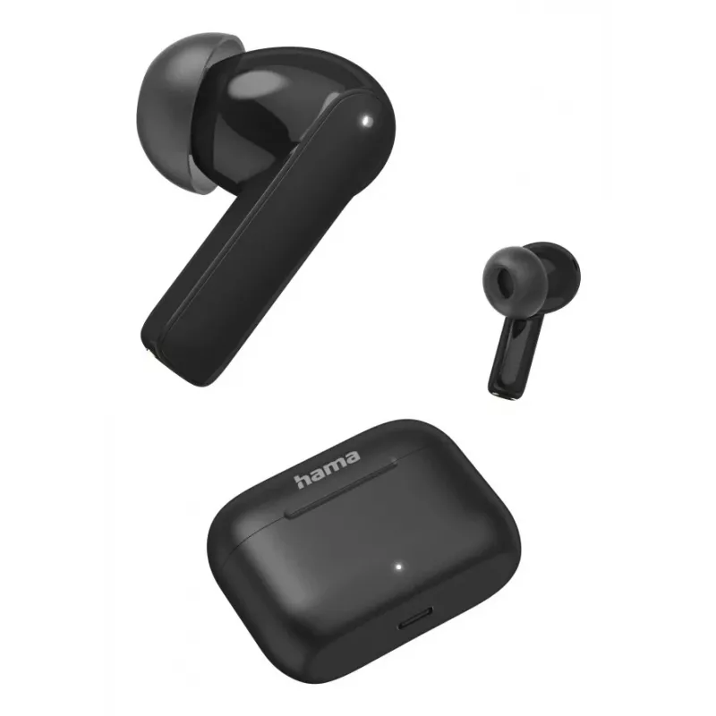 Hama Passion Clear II ausinės True Wireless Stereo (TWS) į ausis Skambučiai / Muzika Bluetooth Juoda