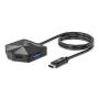 Manhattan USB-C ir USB-A kombinacijos dokas / šakotuvas, prievadai (4): USB-A (x2) ir USB-C (x2), 5 Gbps (USB 3.2 Gen1, dar vadinamas USB 3.0), kampinė forma, užtikrinanti lengvą prieigą prie prievadų, maitinama per USB (nereikia išorinio maitinimo šaltinio)