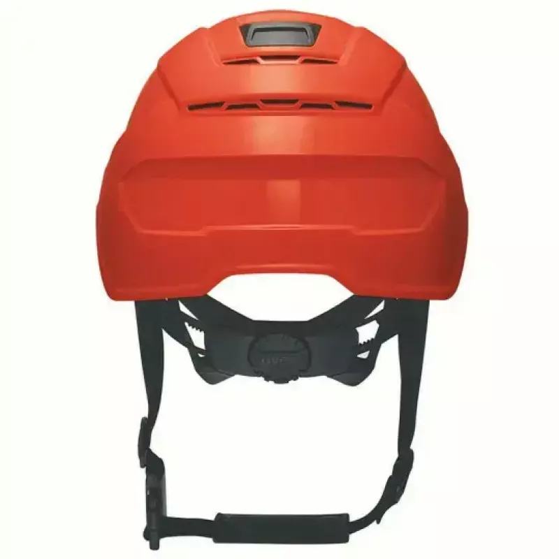 Apsauginis galvos apdangalas UVEX 9731333 — HDPE plastikas, raudonas, reguliuojamas 51–65 cm
