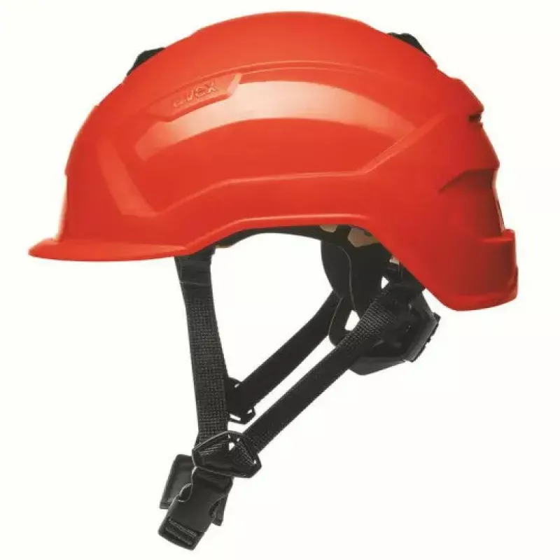 Apsauginis galvos apdangalas UVEX 9731333 — HDPE plastikas, raudonas, reguliuojamas 51–65 cm
