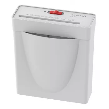 Popieriaus smulkintuvas Olympia PS 36 Pro — juostelinis smulkinimas, 8 L krepšys, 72 dB, baltas