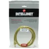 Intellinet tinklo kabelis, Cat5e, 7,5 m, geltonas, CCA, U/UTP, PVC, RJ45, paauksuoti kontaktai, neužkabinamas, apsauginė mova, garantija visam gyvenimui