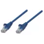 Intellinet tinklo komutacinis kabelis, Cat5e, 7,5 m, mėlynas, CCA, U/UTP, PVC, RJ45, auksuoti kontaktai, nesikabinantis, apsaugotas, garantija visam laikui