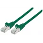 Intellinet tinklo komutacinis kabelis, Cat5e, 3 m, žalias, CCA, SF/UTP, PVC, RJ45, paauksuoti kontaktai, užkabinimų prevencija, apsaugotas, garantija visam laikui