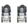 Intellinet tinklo kabelis, Cat6, 2 m, juodas, CCA, U/UTP, PVC, RJ45, auksuoti kontaktai, besąsagis, apsaugotas, garantija visam gyvenimui