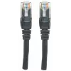 Intellinet tinklo kabelis, Cat6, 2 m, juodas, CCA, U/UTP, PVC, RJ45, auksuoti kontaktai, besąsagis, apsaugotas, garantija visam gyvenimui