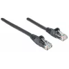 Intellinet tinklo komutacinis kabelis, Cat6, 1,5 m, juodas, CCA, U/UTP, PVC, RJ45, auksuoti kontaktai, nesipainiojanti apsauga, su antgaliu, garantija visam tarnavimo laikui