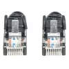 Intellinet tinklo komutacinis kabelis, Cat6, 1,5 m, juodas, CCA, U/UTP, PVC, RJ45, auksuoti kontaktai, nesipainiojanti apsauga, su antgaliu, garantija visam tarnavimo laikui