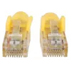 Intellinet tinklo kabelis, Cat6, 1 m, geltonas, CCA, U/UTP, PVC, RJ45, auksuoti kontaktai, neužkabinamas, su apsaugine mova, garantija visam naudojimo laikui