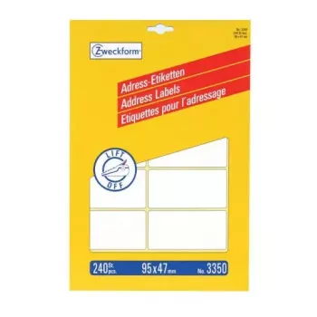 Lipnus etiketė Avery 3350 suapvalintas stačiakampis