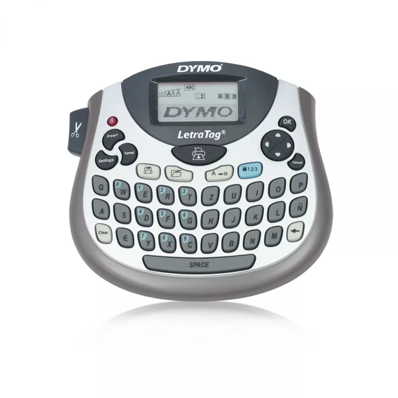DYMO LetraTag ® 100T - Etikečių spausdintuvas QWZ, QWERTZ, Tiesioginis terminis / terminis perkėlimas, Pilka