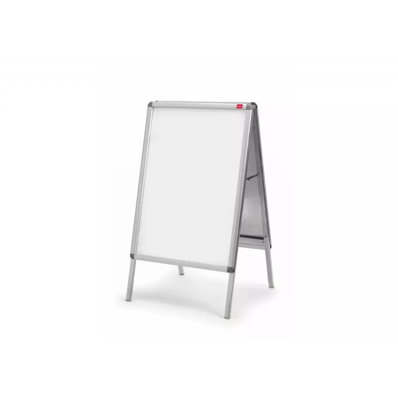 Nobo Essence A2 A formos šaligatvio ženklas, sidabrinis, aliuminis, 485 mm, 850 mm
