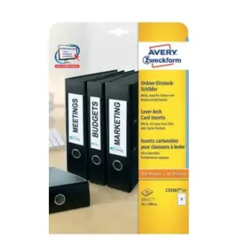 Lipnios spausdintuvo etiketės Avery C32267-25