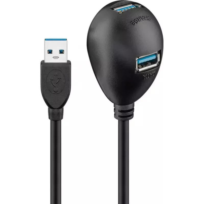 USB 3.0 ilginamasis laidas Goobay 95918 juodas
