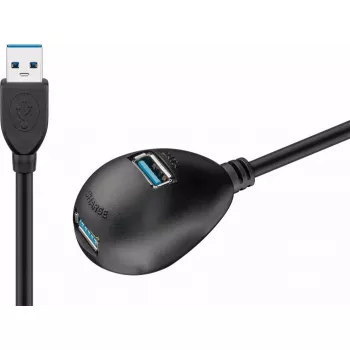 USB 3.0 ilginamasis laidas Goobay 95918 juodas