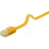 Wentronic RJ-45 CAT6 2m komutacinis kabelis, Male/Male, U/UTP, Geltona (96414)