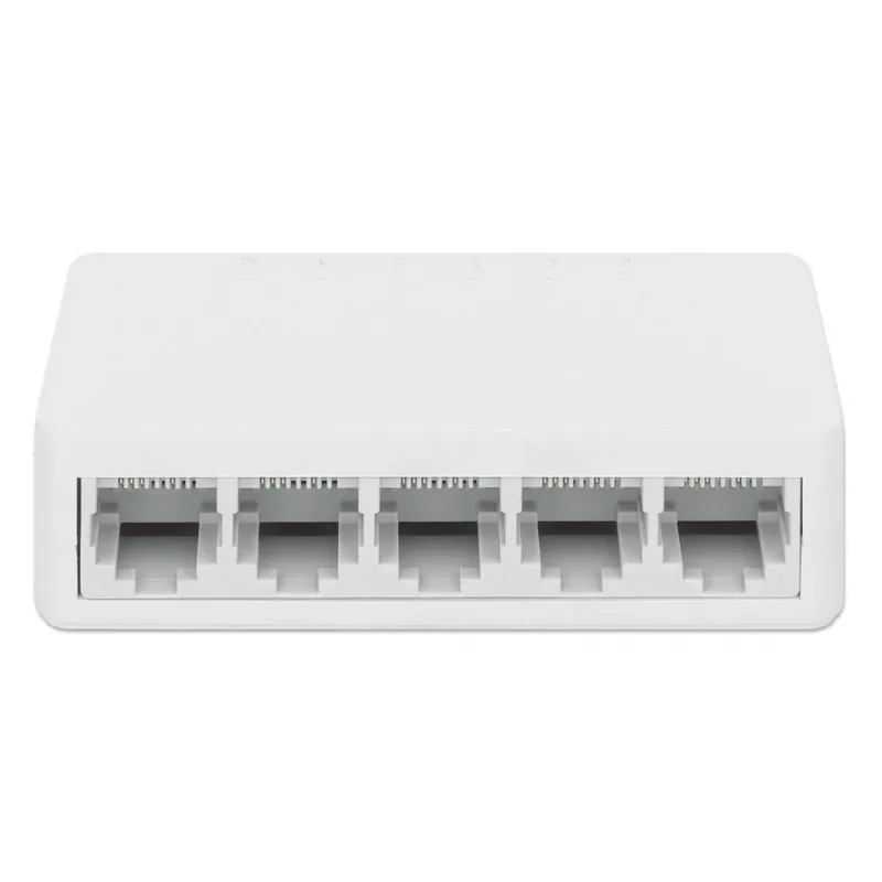 Manhattan 5 prievadų Fast Ethernet komutatorius, plastikinis, trijų metų garantija, dėžutė