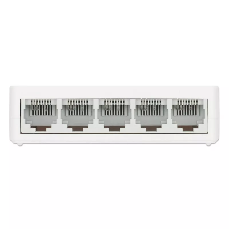 Manhattan 5 prievadų Fast Ethernet komutatorius, plastikinis, trijų metų garantija, dėžutė