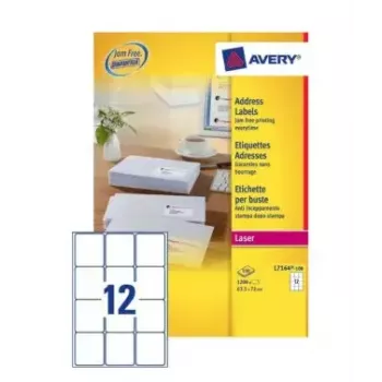 Lipnios etiketės Avery L7164-100