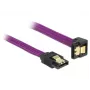 SATA laidas DeLOCK 83695 0,3 m violetinis