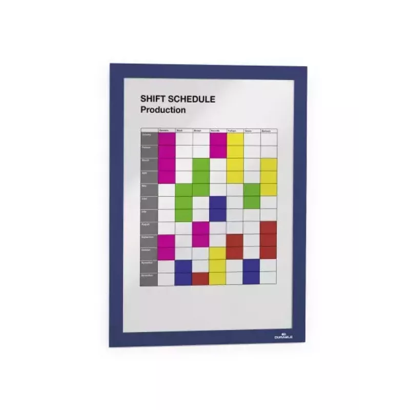 Magnetic Frame A4 Durable DURAFRAME Mėlynas