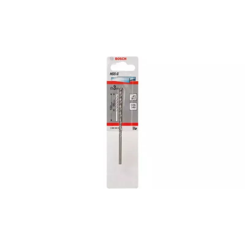 Grąžtai Bosch 2608596810 HSS ilgi šlifuoti 5-10 mm