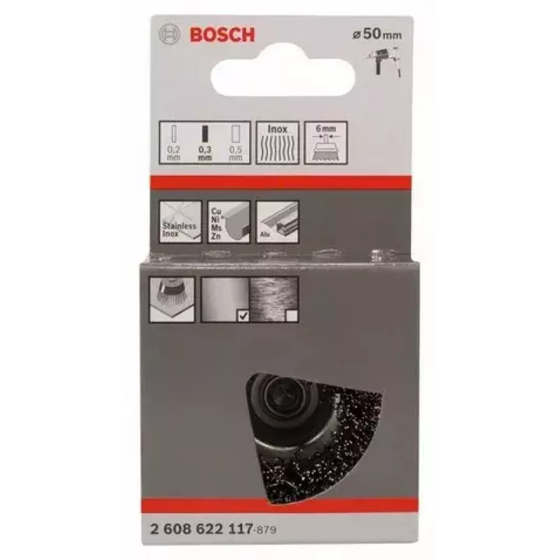 Bosch 2 608 622 117 vielinis ratukas / vielinis šepetys Puodelinis šepetys 5 cm