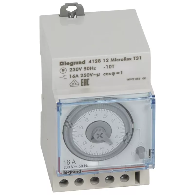 Automatinis jungiklis Legrand 412812 Plotis 57 mm Gylis 98 mm Aukštis 84 mm