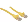 “Intellinet” tinklo kabelis, Cat6, 20 m, geltonas, CCA, U/UTP, PVC, RJ45, paauksuoti kontaktai, be užkabinimų, su apsauginiu gaubteliu, garantija visam laikui