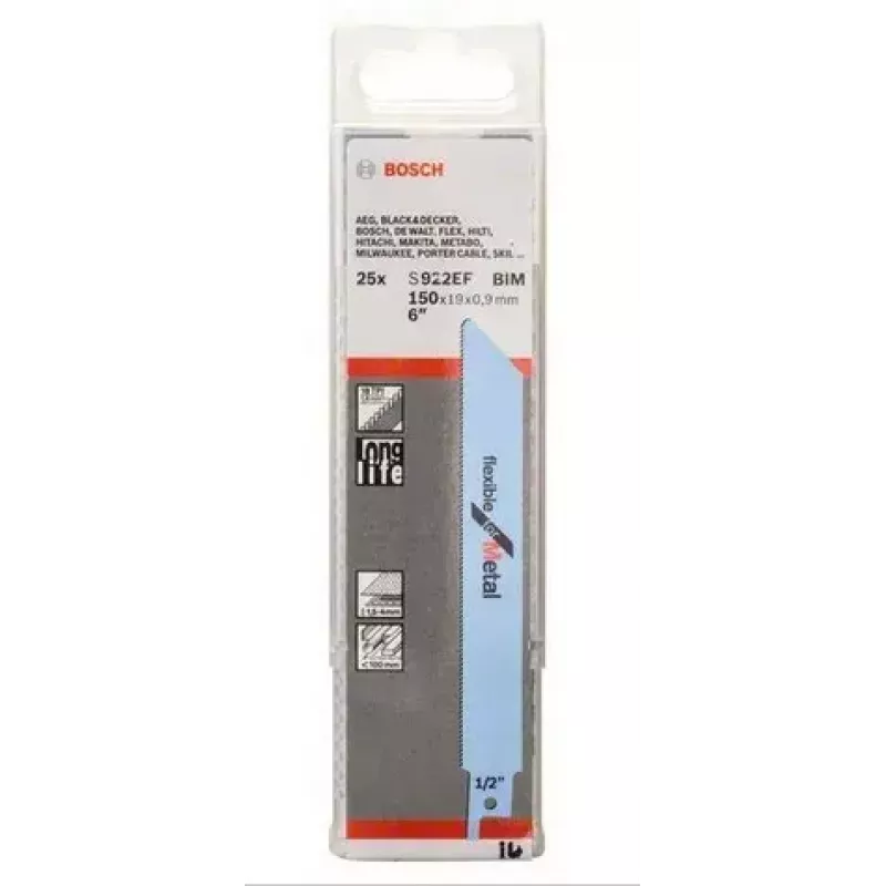 Siaurapjūklio geležtė Bosch 2 608 657 551 Bimetal 1 vnt. 1,4 mm dantų tarpas