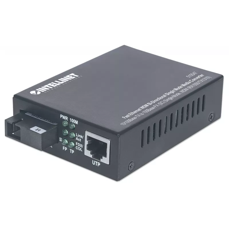 Intellinet Fast Ethernet WDM dvikryptis vienmodis medijos keitiklis 510547