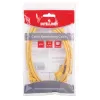 Intellinet tinklo komutacinis kabelis, Cat5e, 1,5 m, geltonas, CCA, U/UTP, PVC, RJ45, auksuoti kontaktai, nesikabinanti apsauga, apsaugotas, garantija visam naudojimo laikui