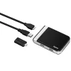 Hama 00054546 kortelių skaitytuvas USB 3.2 Gen 1 (3.1 Gen 1) Type-A/Type-C Juoda, Sidabrinė