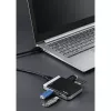 Hama 00054546 kortelių skaitytuvas USB 3.2 Gen 1 (3.1 Gen 1) Type-A/Type-C Juoda, Sidabrinė
