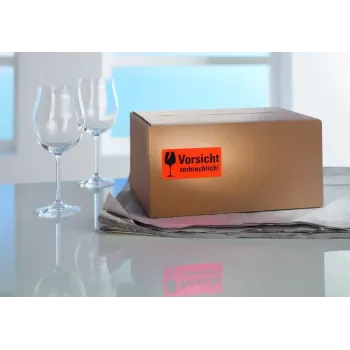 Lipnusis lipdukas Avery 7211 Užapvalintas stačiakampis Raudona