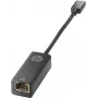 HP USB Type-C į RJ45 adapteris, USB Type-C, RJ-45, juoda, namams, 245 mm, 110 mm