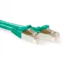 ACT Green 5 metrų SFTP CAT6A komutacinis kabelis, be užkibimo, su RJ45 jungtimis