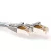 ACT pilkas 15 metrų SFTP CAT6A komutacinis kabelis be užkliuvimo su RJ45 jungtimis