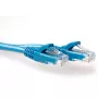 ACT mėlynas 0,25 m U/UTP CAT6A komutacinis kabelis su apsaugota jungtimi ir RJ45 jungtimis