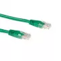 ACT Green 0,25 m U/UTP CAT6 pakabinamasis kabelis su RJ45 jungtimis