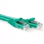 ACT žalias 0,25 metro U/UTP CAT6 komutacinis kabelis be užkliuvimų su RJ45 jungtimis