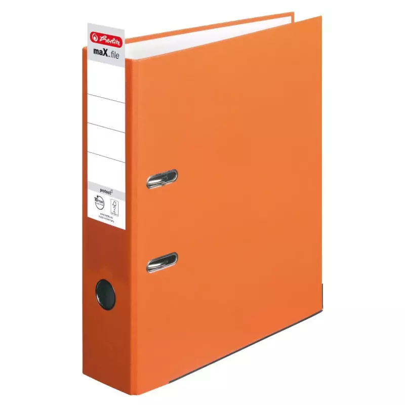 Žiedinis segtuvas Herlitz maX.file A4 oranžinis
