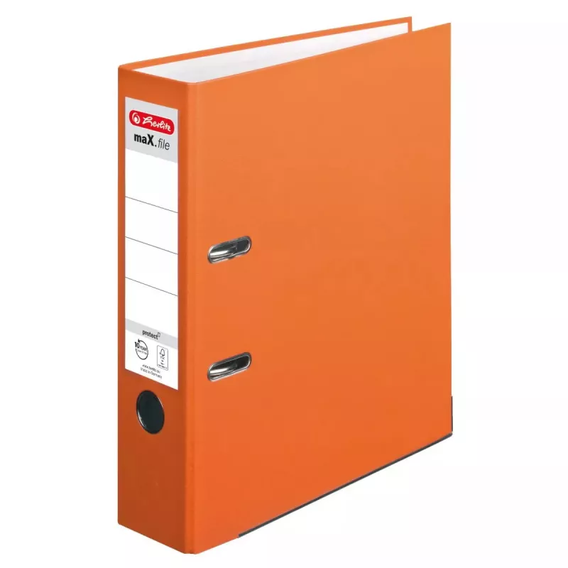 Žiedinis segtuvas Herlitz maX.file A4 oranžinis