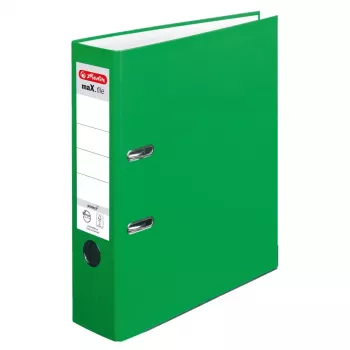 Segtuvas žiedais A4 Herlitz maX.file Žalias