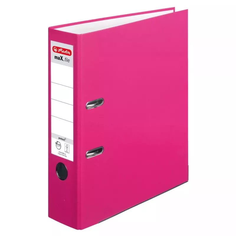 Segtuvas su žiedais A4 Herlitz maX.file Rožinis