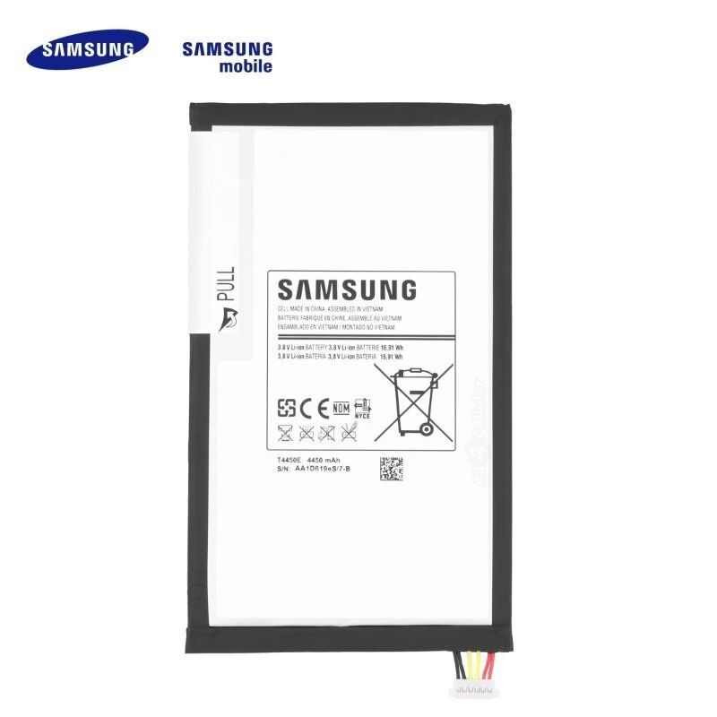 Baterija Samsung T4450E, skirta Galaxy Tab 3 8.0 — 4450 mAh