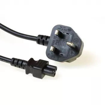 Maitinimo laidas UK kištukas ACT Powercord C5 juodas 1.8 m